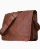 Men's Office Crossbody Genuine Leather Full Flap Shoulder Messenger  Bag
